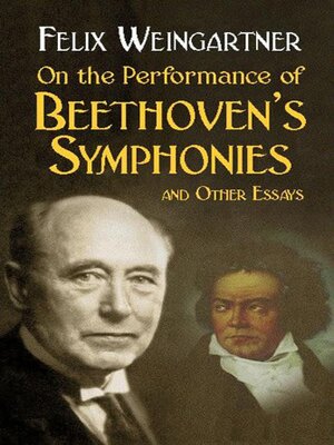 cover image of On the Performance of Beethoven's Symphonies and Other Essays